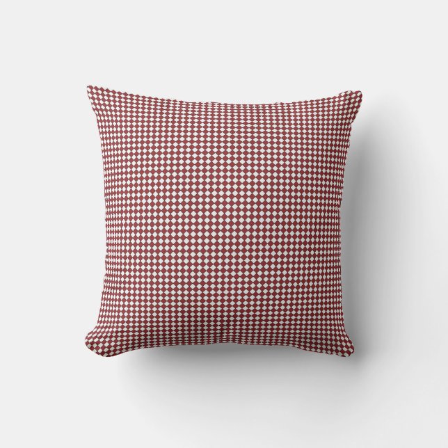 coussin rouge et blanc (Recto)