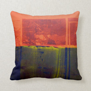Coussin Rouge et bleu