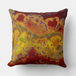 Coussin Rouge et jaune Crayloa Jasper