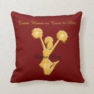 Coussin Rouge foncé et cadeaux supérieurs d'acclamation