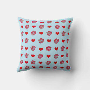 Coussin Rouge Mignon Confortable Moderne Romantique Chic É