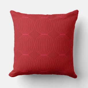 Coussin Rouge, rose, cool, unique, tendance, art décoratif
