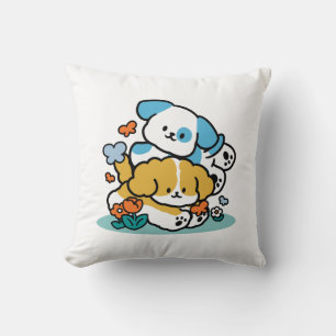 Coussin Rouler En Mai Comme De Joyeux Pups - Mignonne Chie