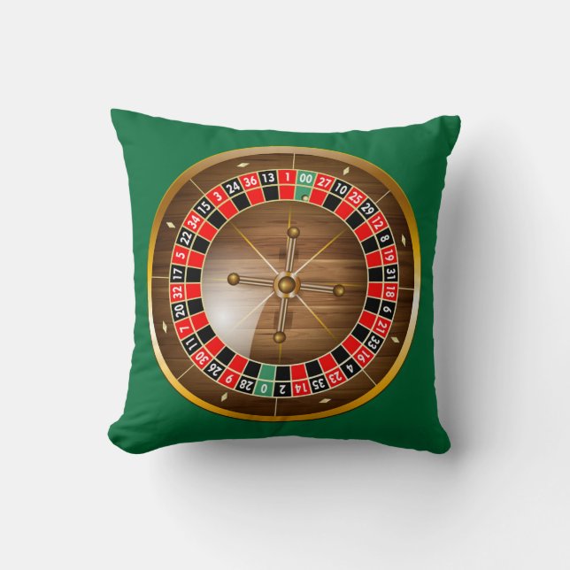 Coussin Roulette très amusante Roulette Image Jeu d'oreill (Recto)