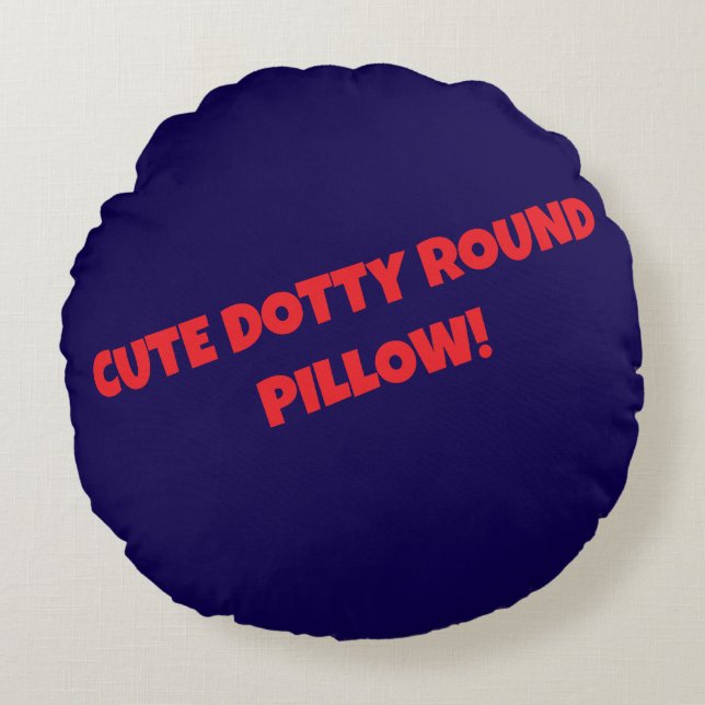 COUSSIN ROUND DOTTY ! (Devant)