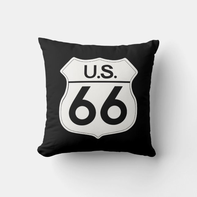 Coussin Route 66 (Recto)