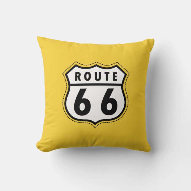 Coussin Route 66 (Recto)