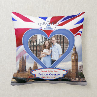 Coussin Royal British Baby Prince George