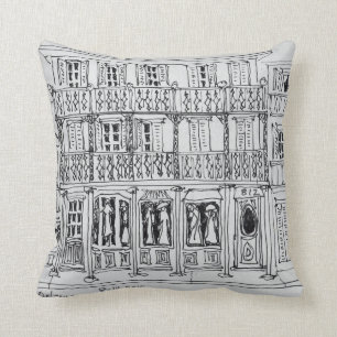 Coussin Royal Street, quartier français  Nouvelle-Orléans