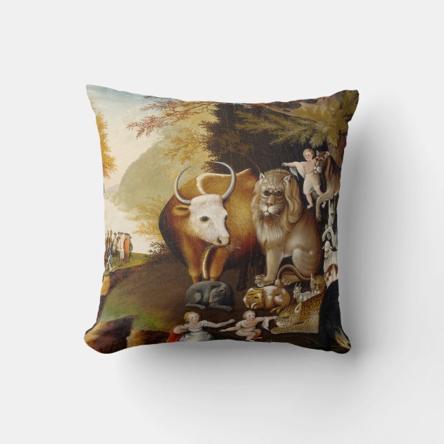 Coussin Royaume pacifique Biche animal classique (Recto)