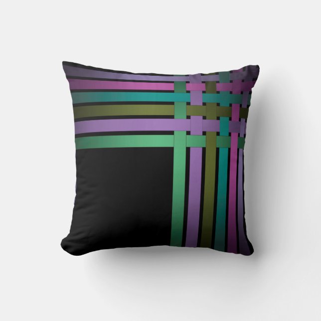 Coussin Rubans entrelacés (Recto)