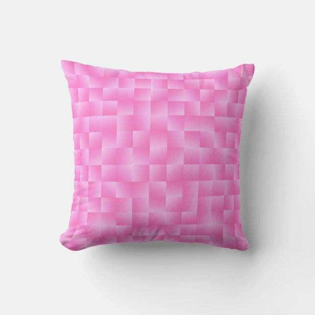 Coussin Rubans satinés - Orchidée rose (Recto)