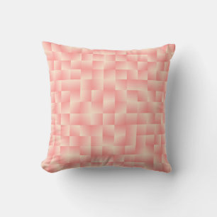 Coussin Rubans satinés - rose pâle