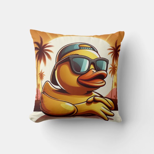 Coussin Rubber Duckie Duck  (Recto)