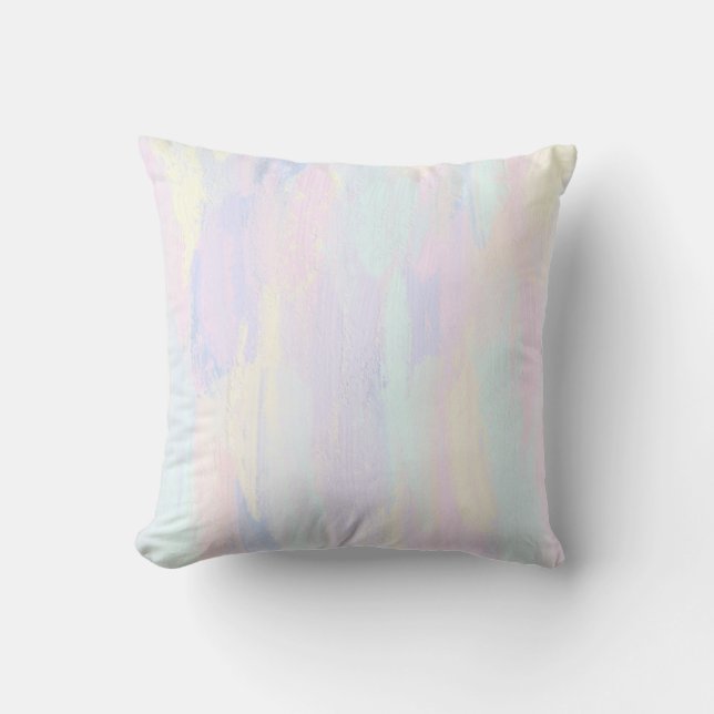 Coussin Rubriques de peinture Pastel (Recto)