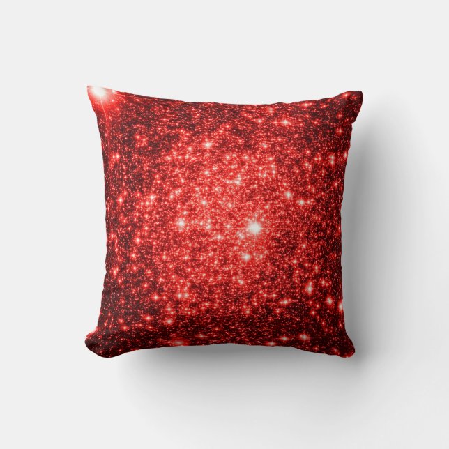 Coussin Ruby Red Stars (Recto)