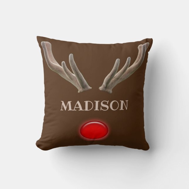 Coussin Rudolph personnalisé (Recto)