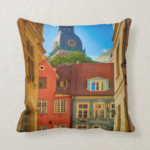 Coussin Rue de la vieille ville Estonie