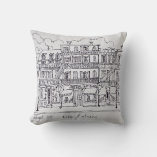 Coussin Rue royale  Nouvelle-Orléans, Louisiane