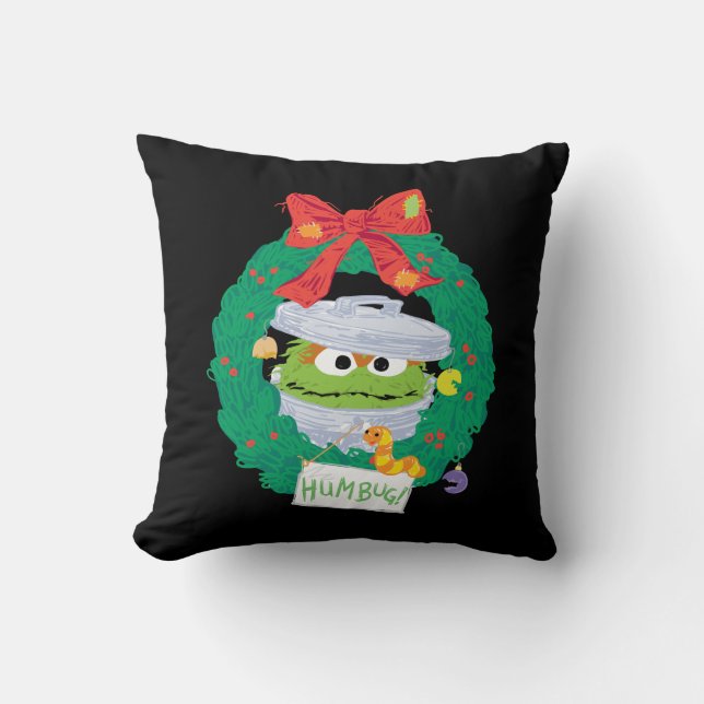 Coussin Rue Sésame | Oscar la couronne du Groupement (Recto)