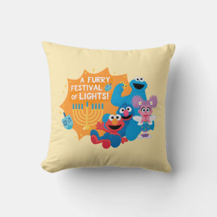 Coussin Rue Sésame   Un festival de lumières furieuses !