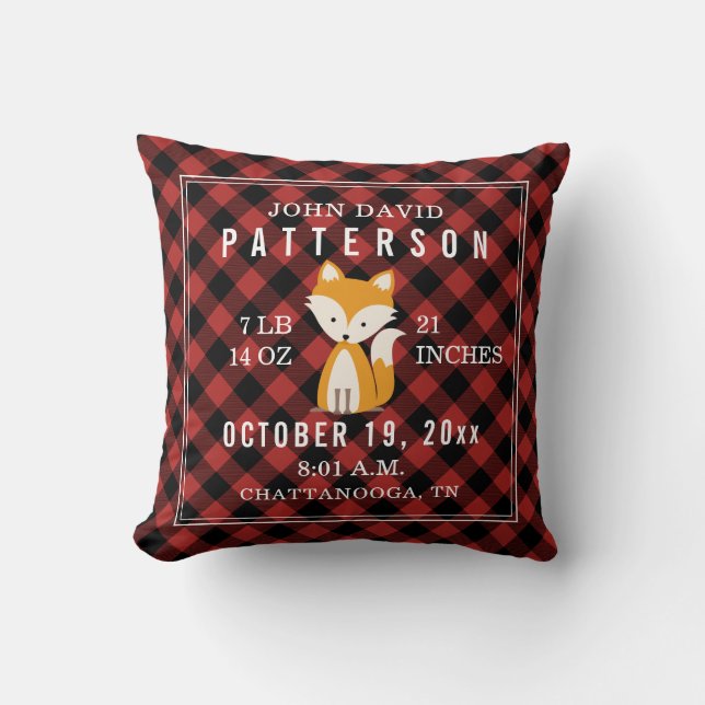 Coussin Russe Buffalo a planté le foetus de renard nain No (Recto)