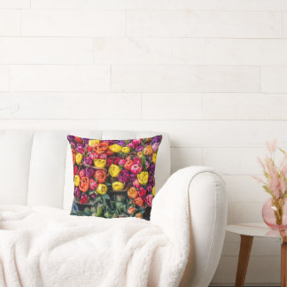 Coussin Rustic Flower Market – Fresh Floral Bushels