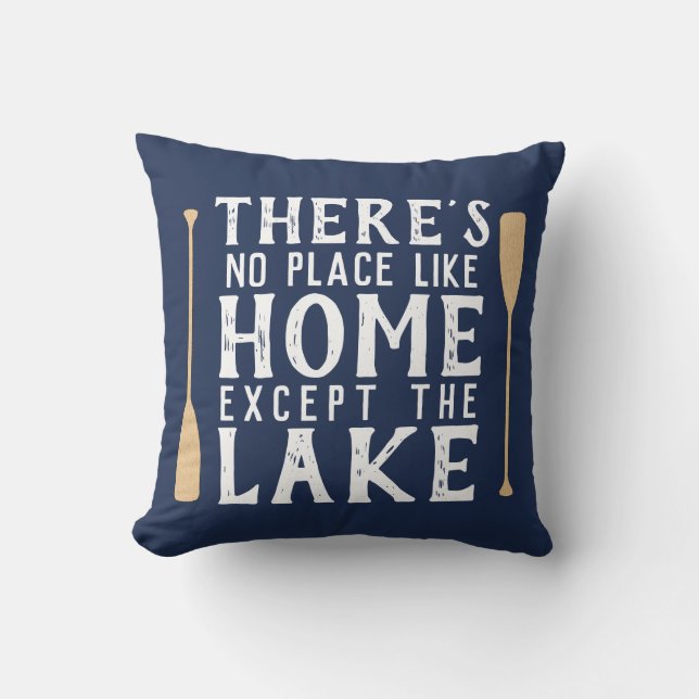 Coussin Rustic Lake House (Recto)
