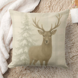 Coussin Rustic Winter Throw Pillow