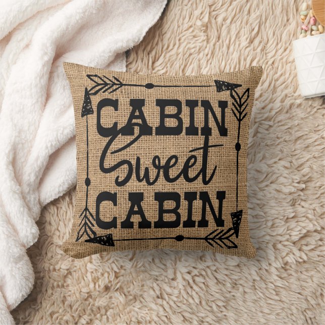 Coussin Rustique Cosy Cabine Cabine doux (Couverture)