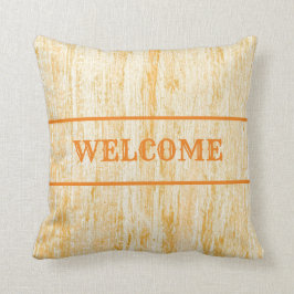 Coussin Rustique, occidental, couleur rouille, accueil