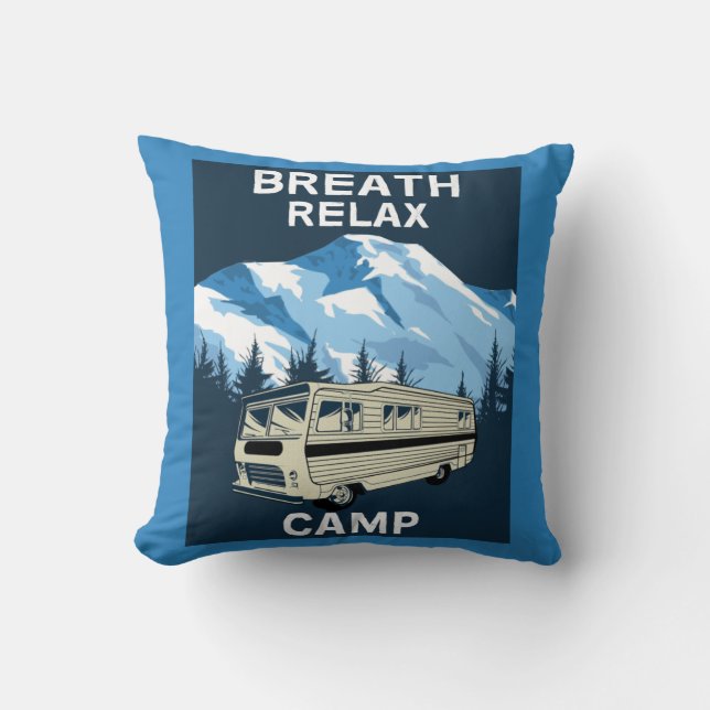 Coussin RV Motorhome | Camper | Van de voyage | Musique ré (Recto)