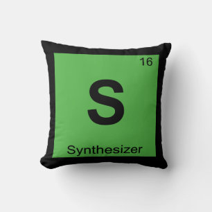 Coussin S - Table périodique de la chimie de la musique de