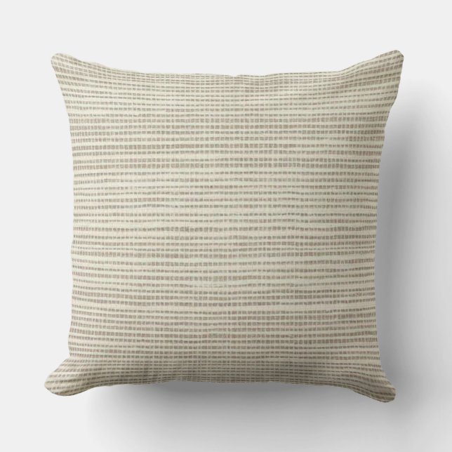 Coussin Sable ml carré lombaire beige de grain de Nautral (Recto)