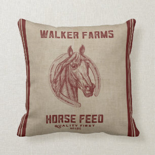 Coussin Sac à alimentation de cheval de fermes de marcheur