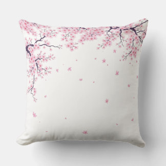 Coussin Sac en toile Art Japonais Fleur de Cerisier Sakura