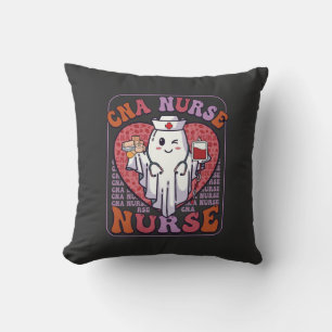 Coussin Sac infirmière Cna Halloween fantôme stéthoscope s