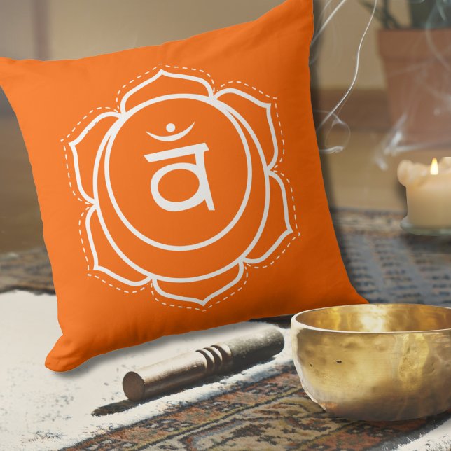 Coussin Sacral Chakra | Svadhisthana | Méditation orange (Créateur téléchargé)