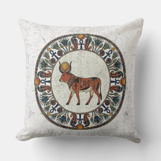 Coussin Sacred Apis Bull: Strength & Vitality