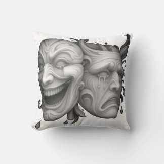 Coussin Sad and Happy faces