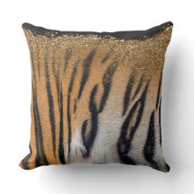 Safari Chic : Texture de peau animale Jeter des or