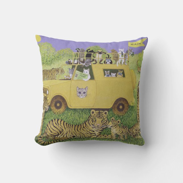 Coussin Safari de chat (Recto)
