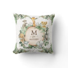 Safari sauvage mignonne Jungle Animaux Verdure rus