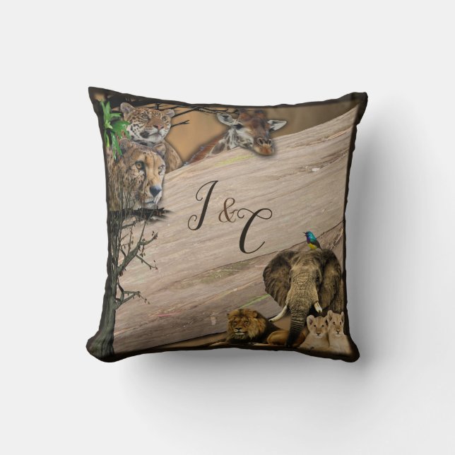 Coussin Safari Wildlife (Recto)