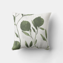 Sage Olive Vert Botanique Grenade Minimaliste
