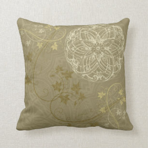 Coussin sage vintage de Boho