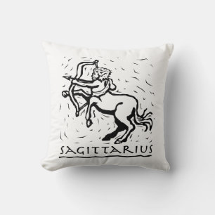Coussin Saggitarius Anniversaire Signe zodiaque Astrologiq