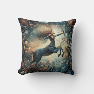 Coussin Sagittaire Zodiaque Astrologie Anniversaire Mystiq