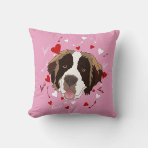 Coussin Saint Bernard Valentines