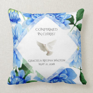 Coussin Saint-Esprit catholique religieux de confirmation